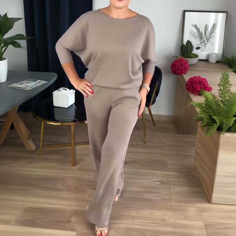 R&B | Stylisches 3-Teilige Set Bestehend Aus Einem Langen Cardigan, Top und Hose