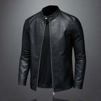 R&B | Klassischer Stil Kunstleder Bikerjacke für Männer