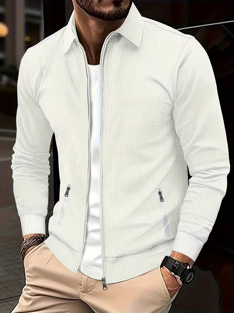 R&B | Stilvolle Herren Übergangsjacke mit Reißverschluss | vielseitig und modern