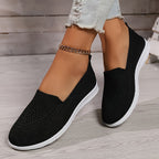 R&B | Einfarbige Gestrickte Sneaker Für Damen