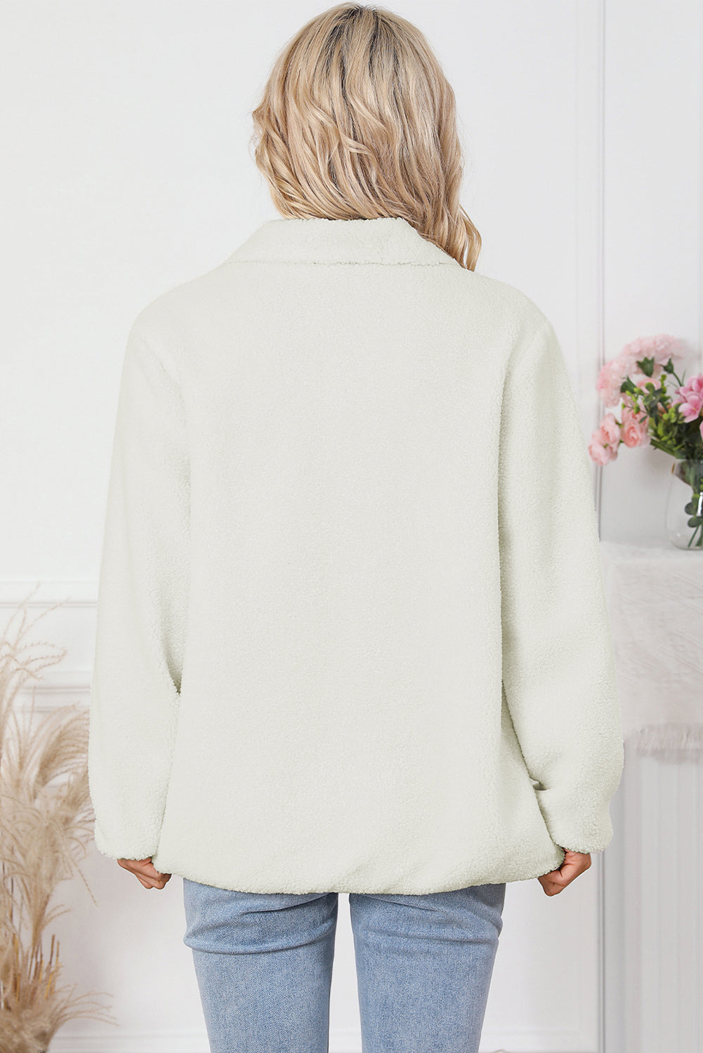 R&B | Weiche Fleecejacke mit Reißverschluss Praktisch und Warm Perfekt für Den Alltag