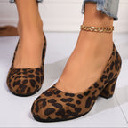 Pumps mit breiter Zehenkappe und stabilem Absatz R&B R&B