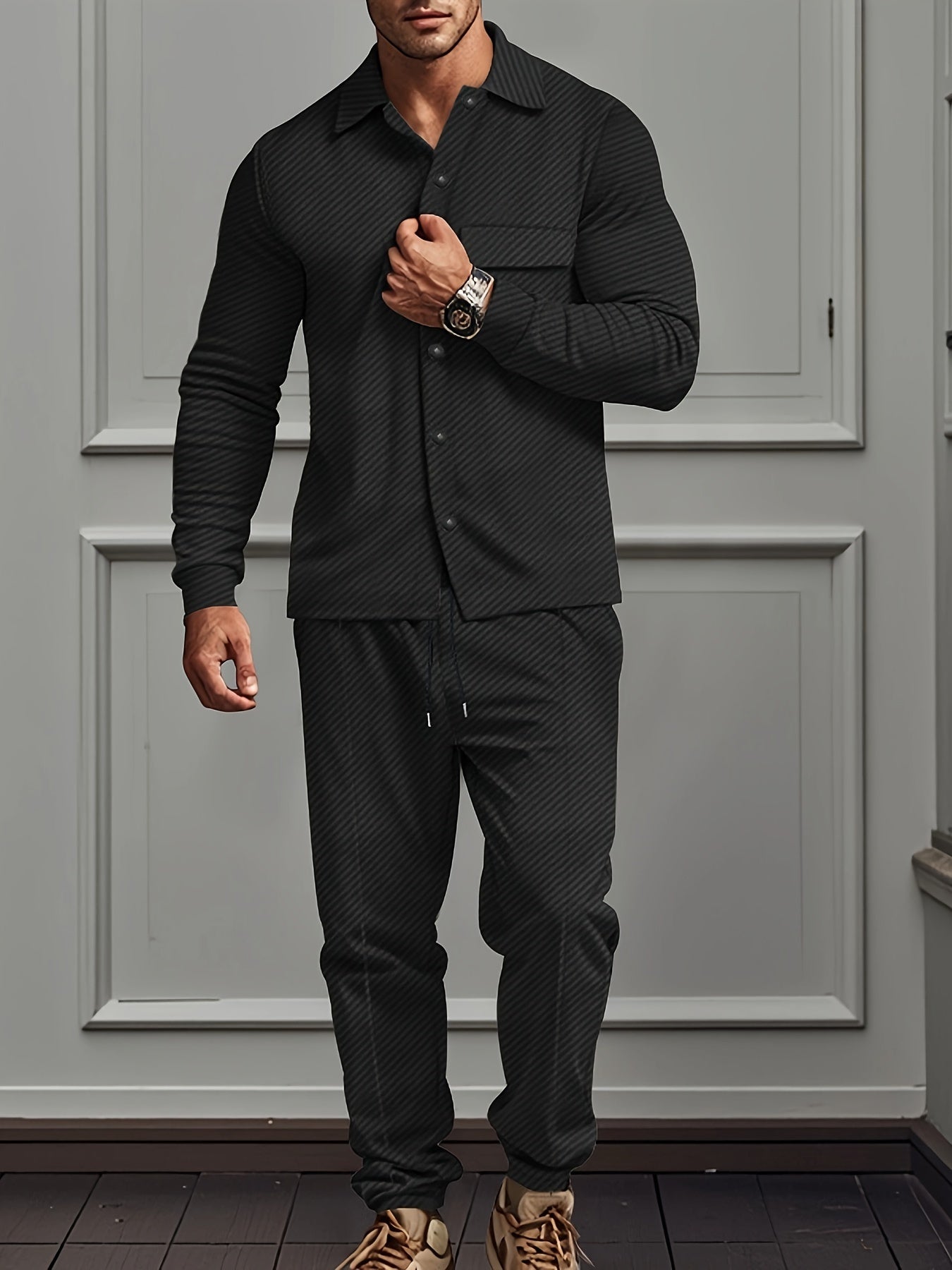 R&B | Herrenoverall Mit Mischgewebe Aus Polyester Und Hose