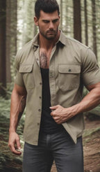 R&B | Outdoor-Hemd mit mehreren Taschen