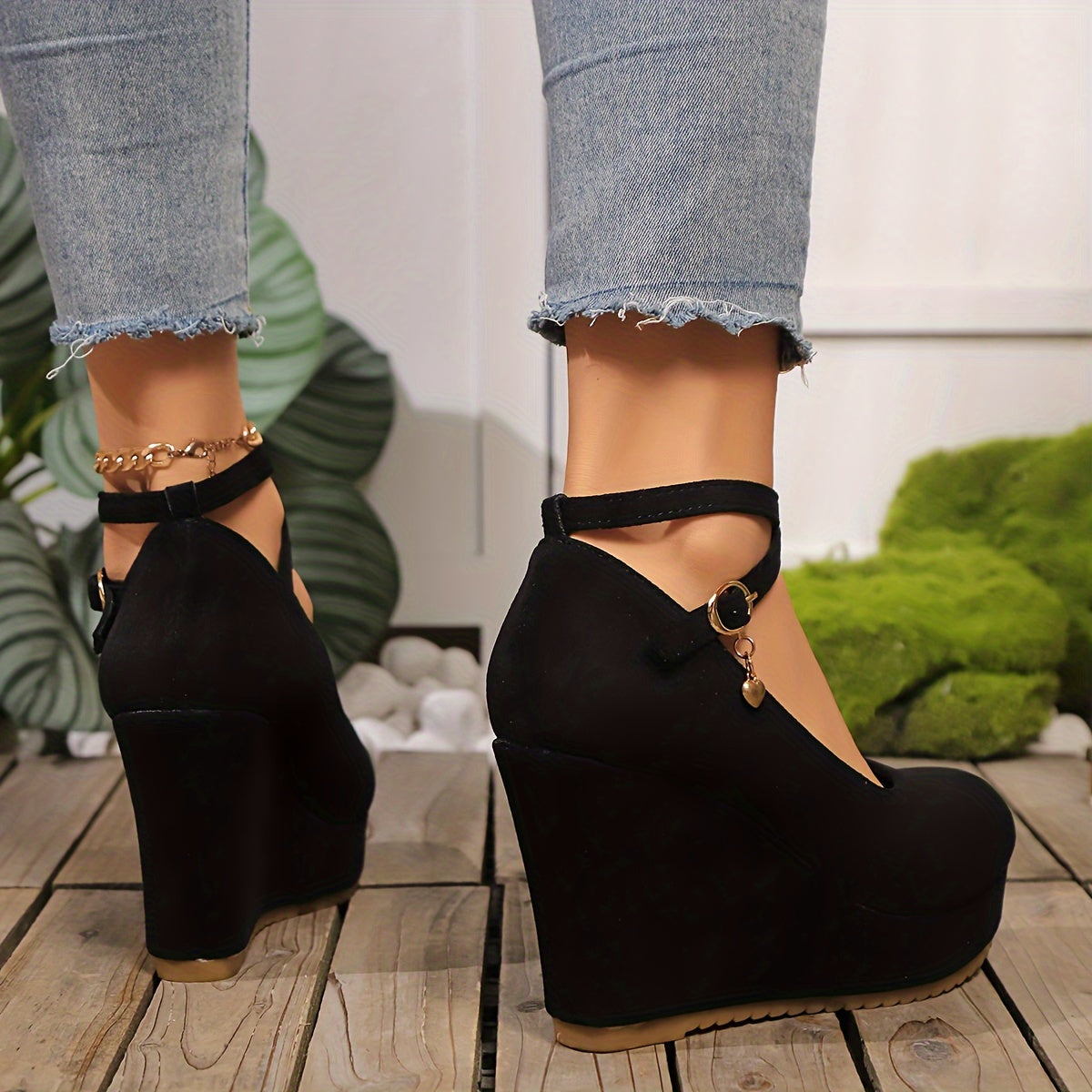 R&B | Elegante Damenschuhe mit Keilabsatz