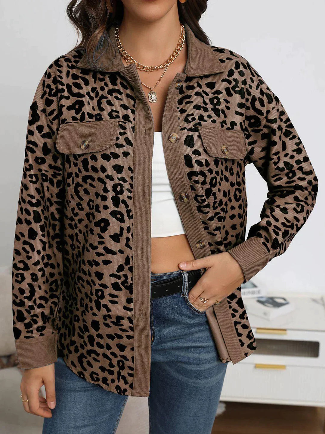R&B | Leopardjacke für Auffällige Outfits