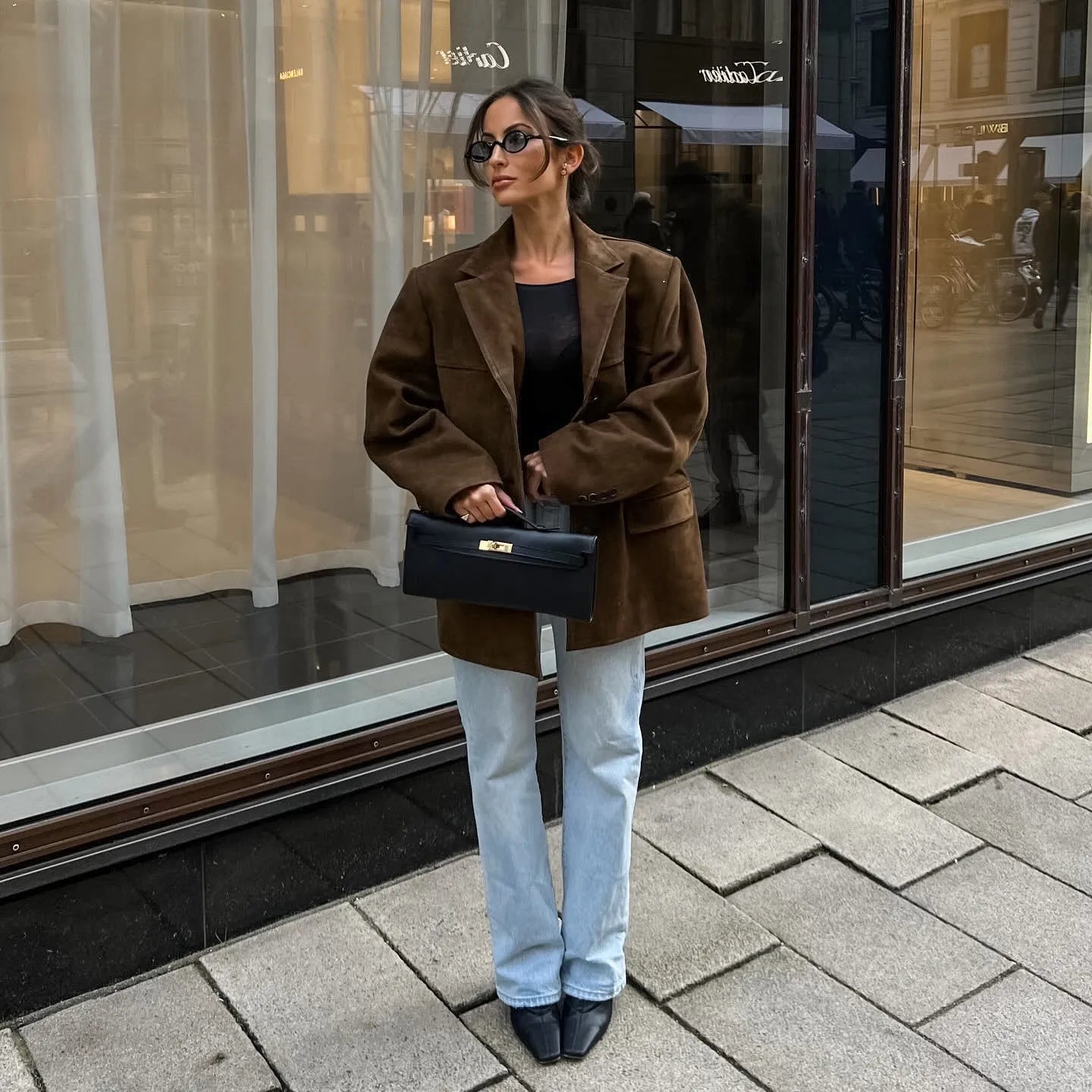 Gebürstete jacke