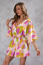 R&B | Kleid mit Blattdruck
