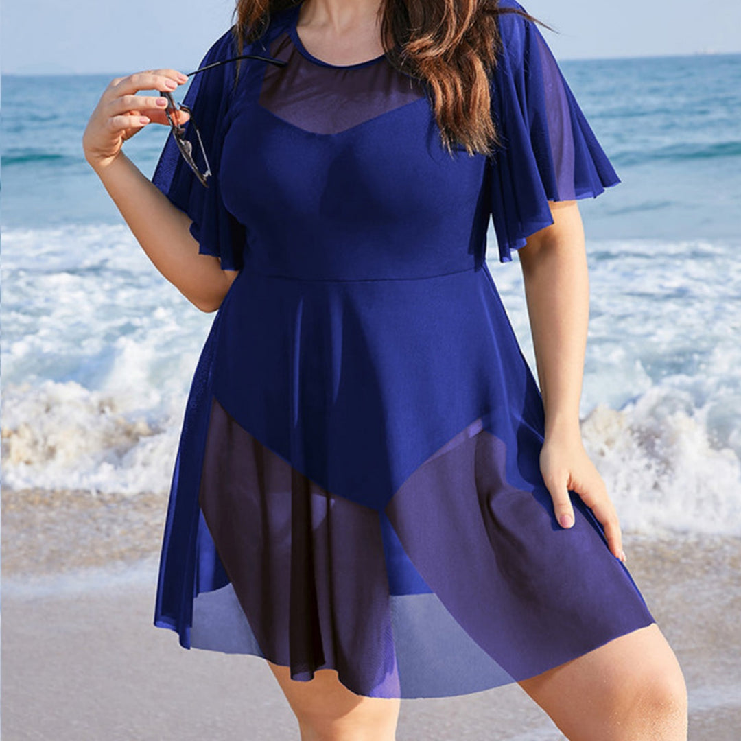 R&B | Plus Size Boxershorts einteiliger Badeanzug