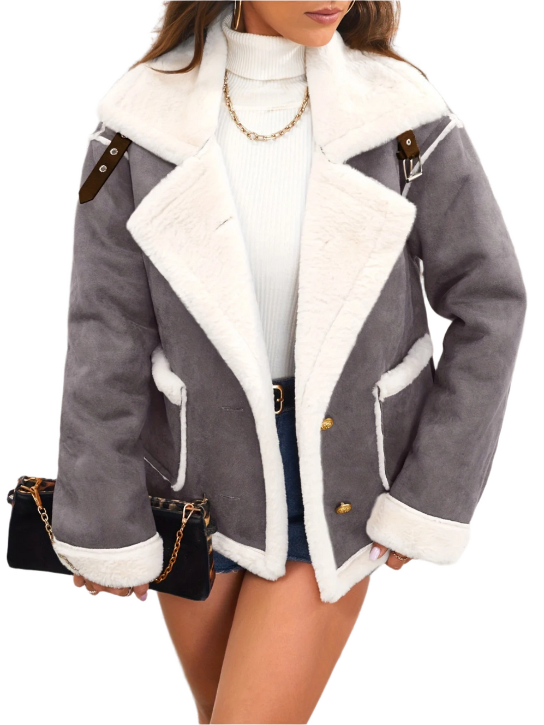 R&B | Elegante Teddy Winterjacke für Damen