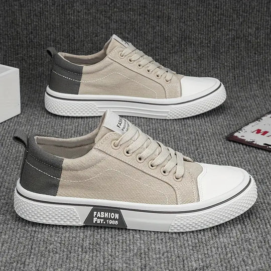 Atmungsaktive Canvas-Sneakers für Männer R&B