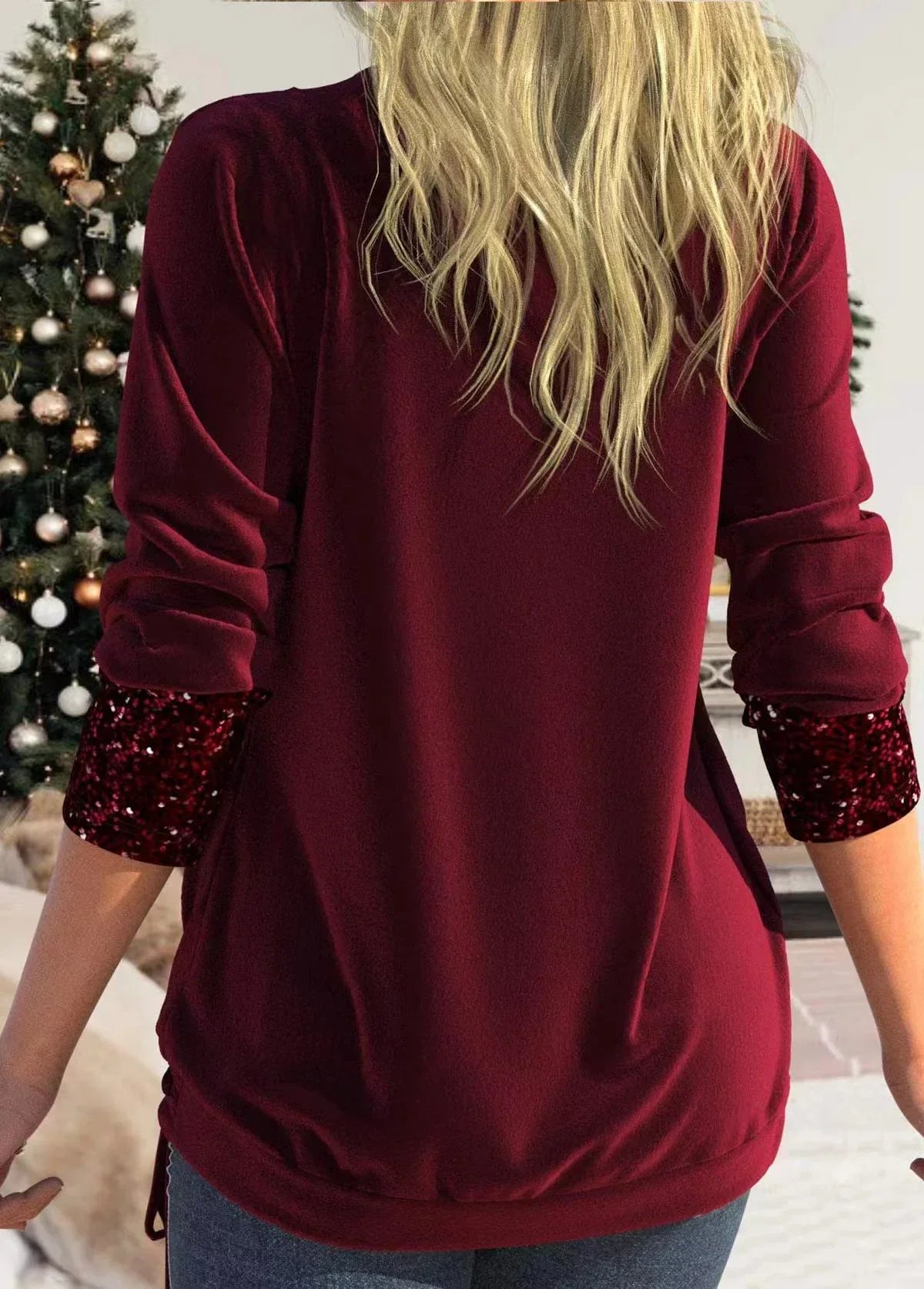 EB | Samt-Glitzer-Top
