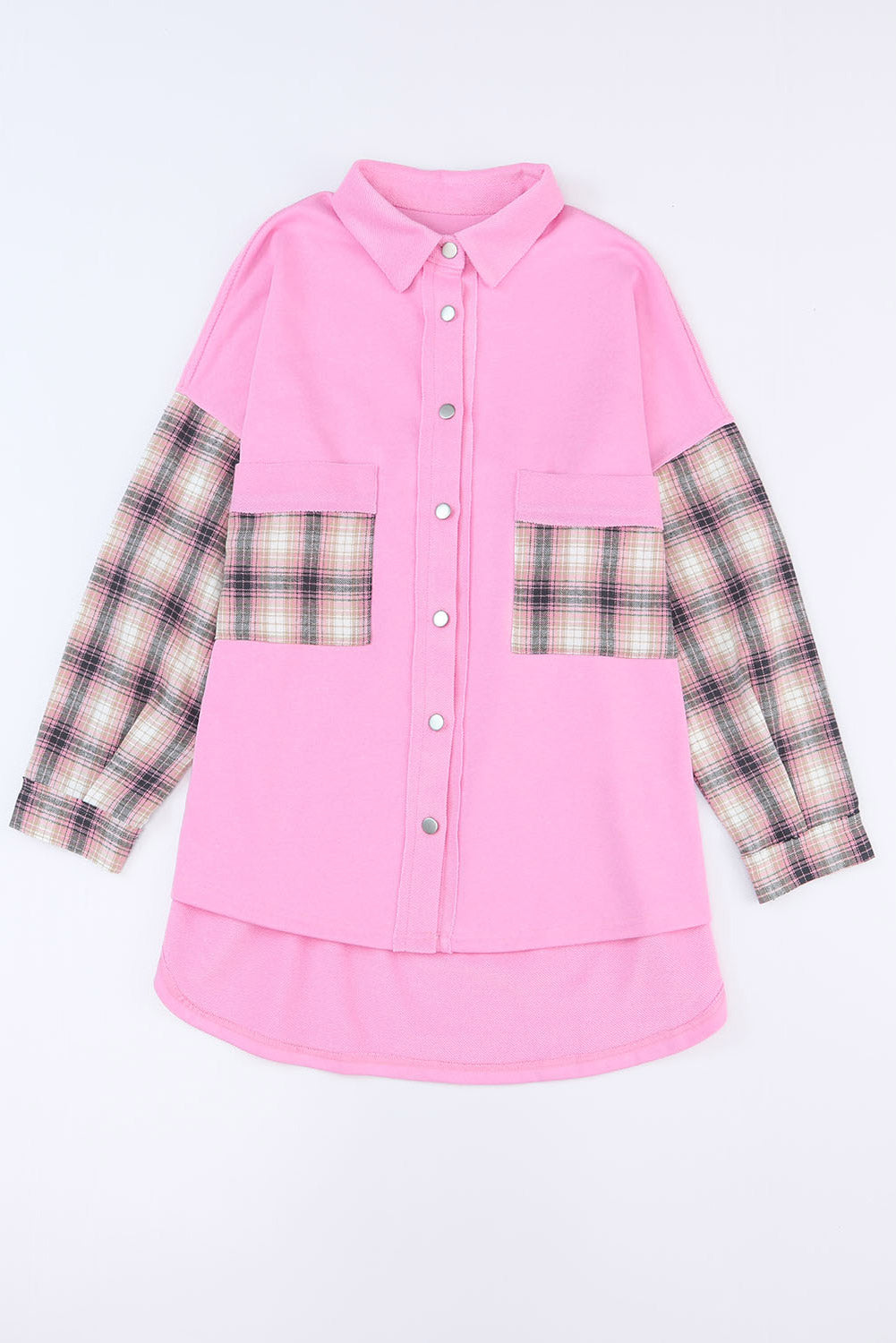 R&B | Gepunktete Flanellhemden Polyester und Baumwolle Einzigartiger Look