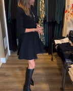 R&B | Kleid mit Einfarbigem Reißverschluss