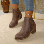 Damen-Stiefeletten aus Leder, orthopädisch & komfortabel R&B R&B