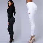 R&B | Skinny Damen Jeans - Hohe Taille, Lässiger Bleistiftschnitt