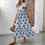 R&B | Kleid mit tiefem V-Ausschnitt