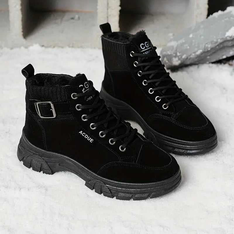 R&B | Warme Samt Stiefeletten für Frauen