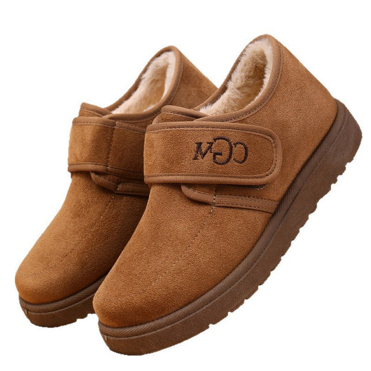 Warme Winterstiefel mit Klettverschluss R&B R&B