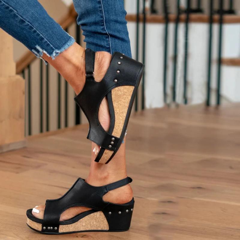EB Sandalen Mit Keilabsatz