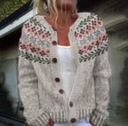 R&B | 3D Digital Gedruckte Strickjacke für Damen