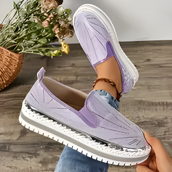Bea | Elegante Damen Slipper mit funkelnden Strasssteinen R&B