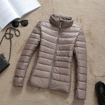 R&B | Daunenjacke mit Reibverschluss und Taschen Dina