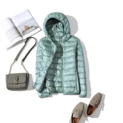 R&B | Daunenjacke mit Reibverschluss und Taschen Dina