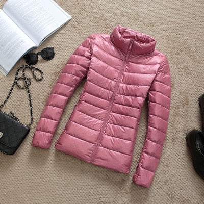 R&B | Daunenjacke mit Reibverschluss und Taschen Dina