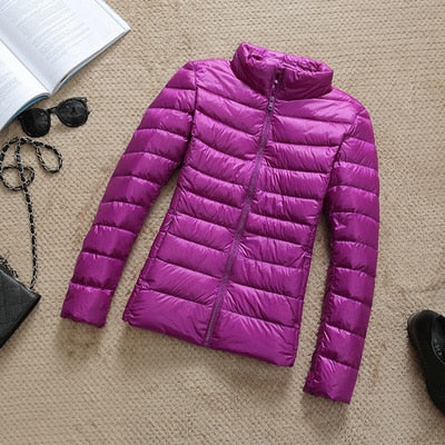 R&B | Daunenjacke mit Reibverschluss und Taschen Dina