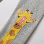 Mädchen Leggings mit niedlicher Giraffenapplikation R&B
