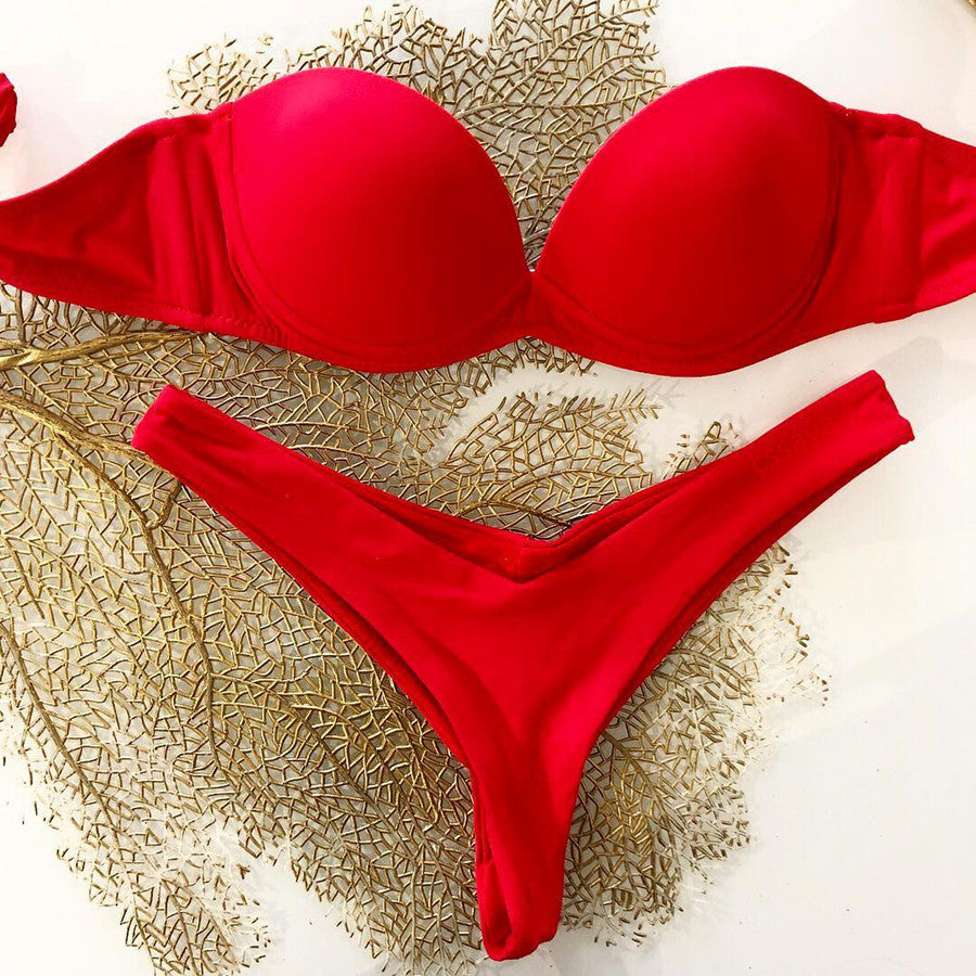 Damen Push-up Bikini R&B