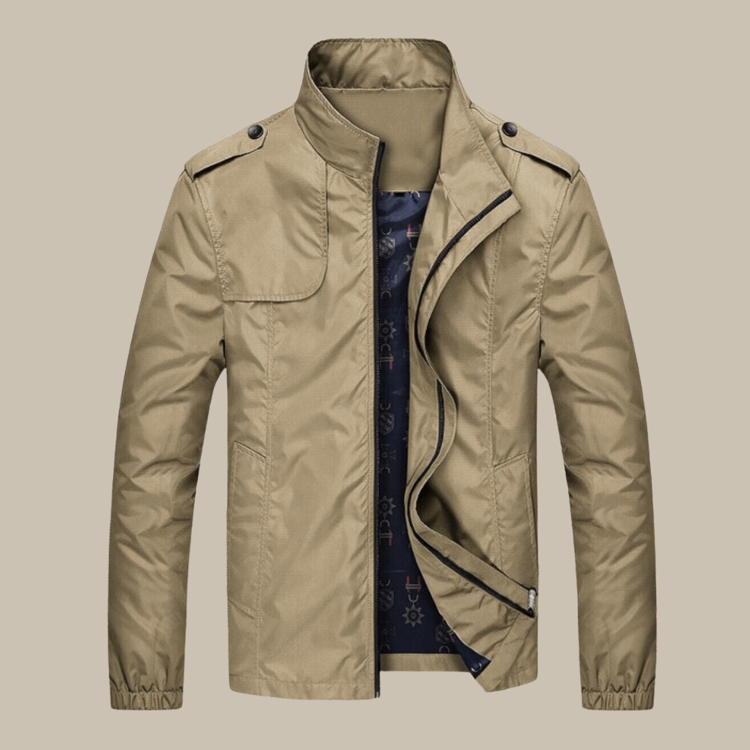 R&B | Herren Herbst Freizeit Oxford Jacke mit Kragen