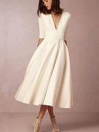 Retro 60er Jahre A-Linien Swingkleid