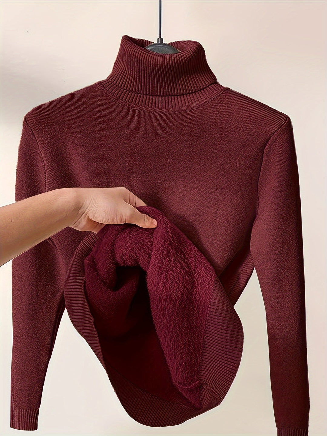 R&B | Weicher Rollkragenpullover für Kalte Tage