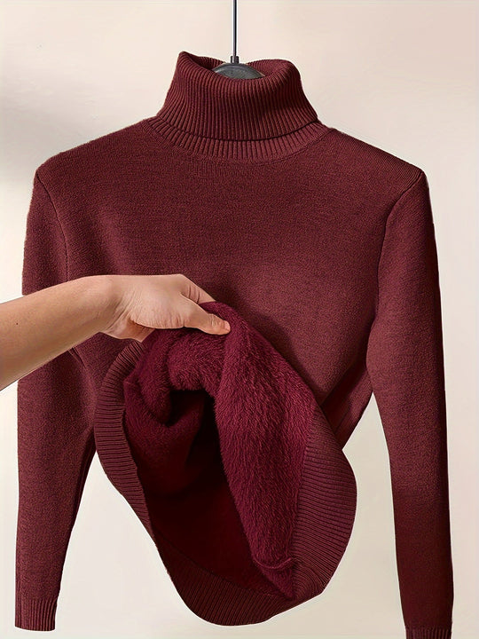 R&B | Weicher Rollkragenpullover für Kalte Tage