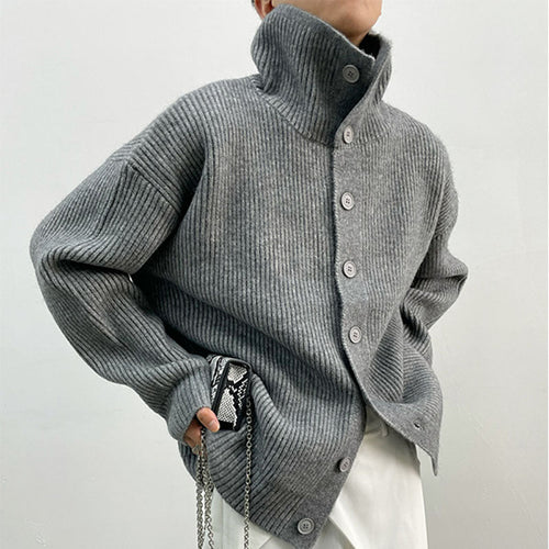 R&B | Rippstrick-cardigan mit Knöpfen Weich und Warm Lässige Eleganz