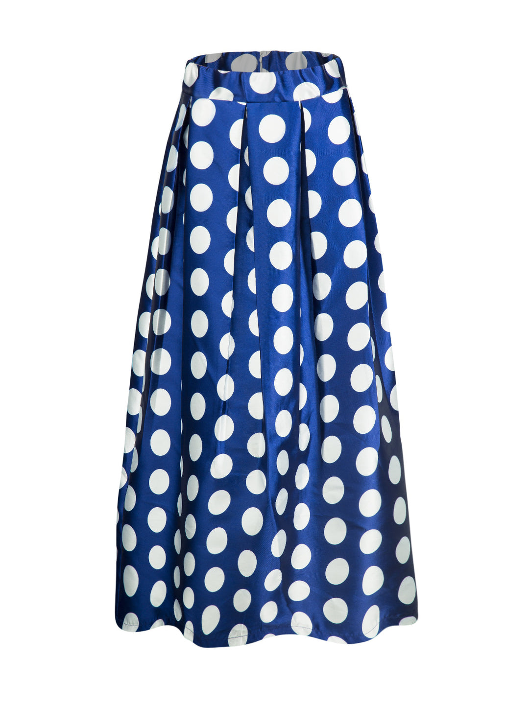 Damen Tellerrock mit großflächigem Polka-Dot-Muster R&B