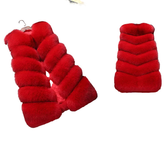 Damen Flauscheige Weste mit elegantem Schnitt R&B