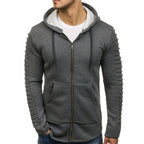 Herren Zip-Hoodie mit innovativem Design