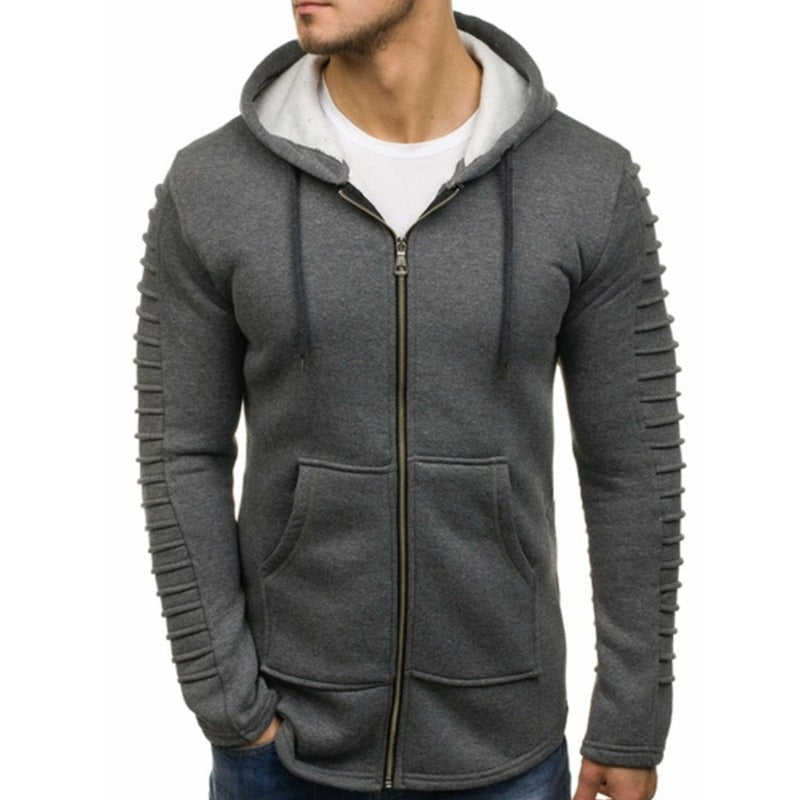 Herren Zip-Hoodie mit innovativem Design