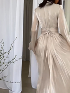 R&B | Stylisches Maxikleid mit Bindegürtel