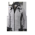 Herren Sportjacke mit abnehmbarer Kapuze und praktischen Taschen
