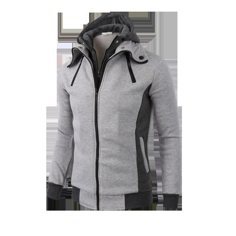 Herren Sportjacke mit abnehmbarer Kapuze und praktischen Taschen