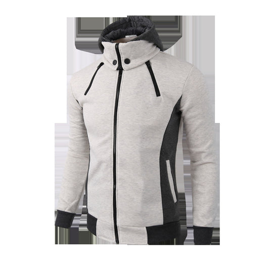 Herren Sportjacke mit abnehmbarer Kapuze und praktischen Taschen R&B