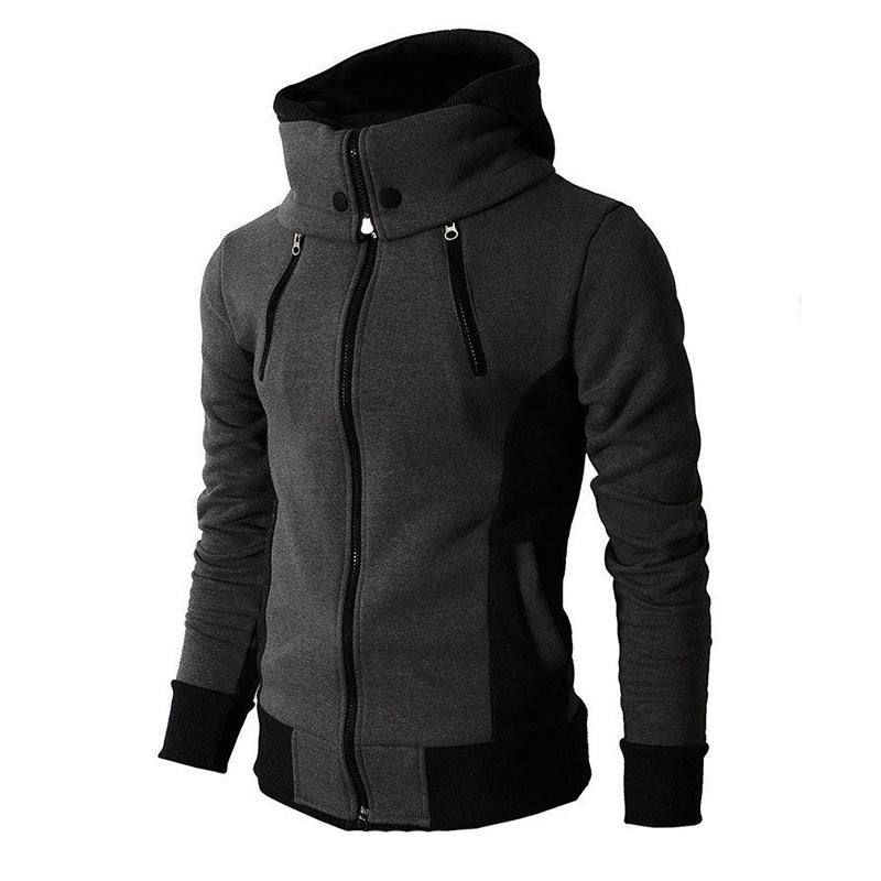 Herren Sportjacke mit abnehmbarer Kapuze und praktischen Taschen R&B
