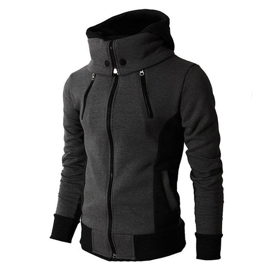 Herren Sportjacke mit abnehmbarer Kapuze und praktischen Taschen R&B