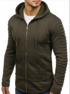 Herren Zip-Hoodie mit innovativem Design