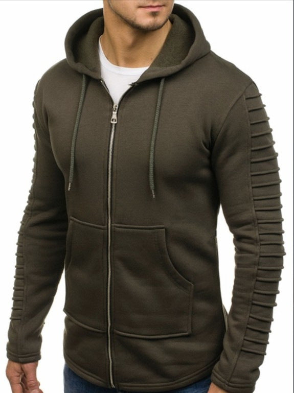 Herren Zip-Hoodie mit innovativem Design