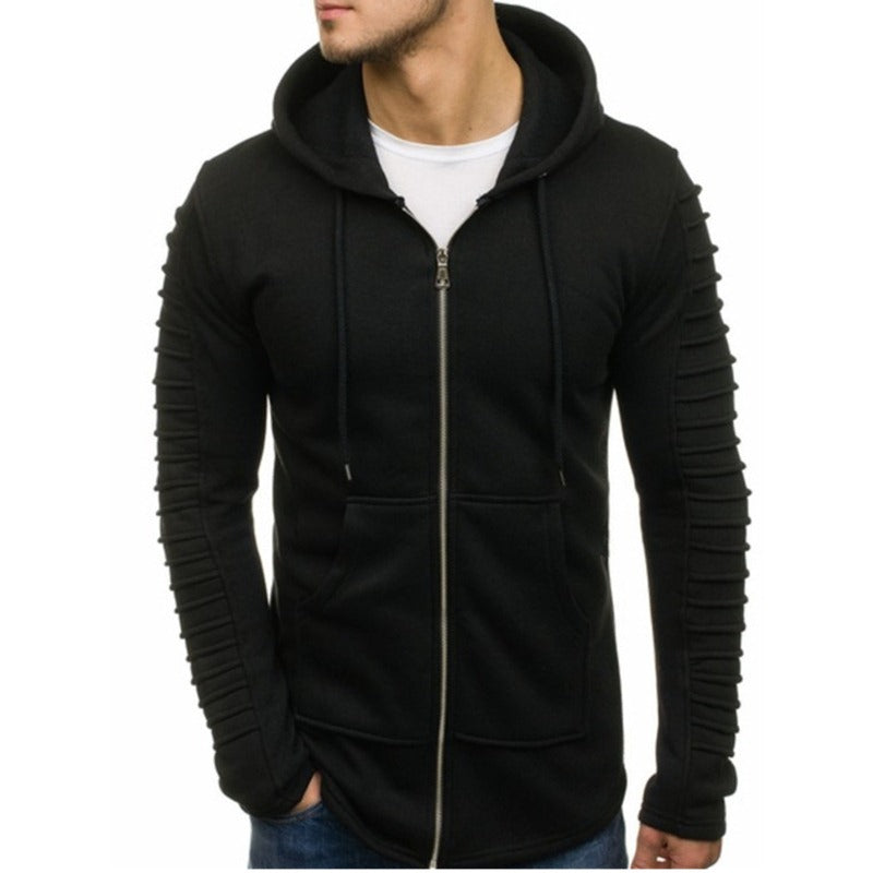 Herren Zip-Hoodie mit innovativem Design